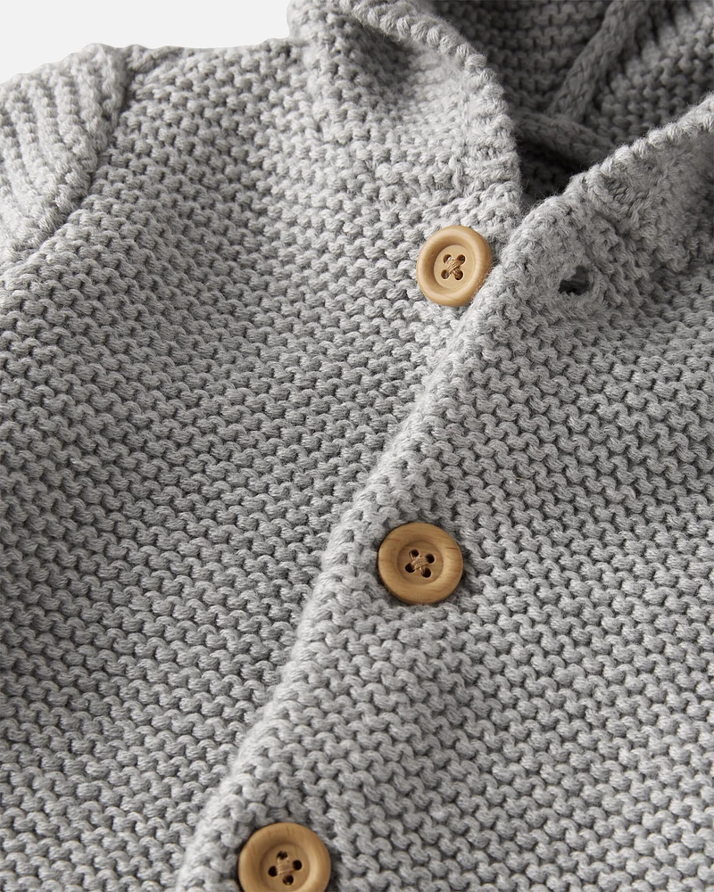 Baby Organic Seed Stitch Cardigan