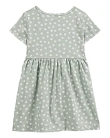 Toddler Floral Short-Sleeve Dress