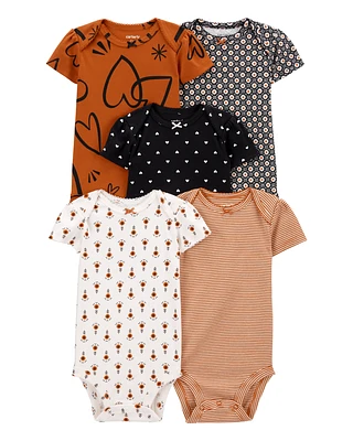 Baby 5-Pack Short-Sleeve Bodysuits