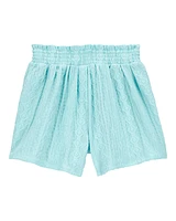 Kid Pull-On Smocked Shorts