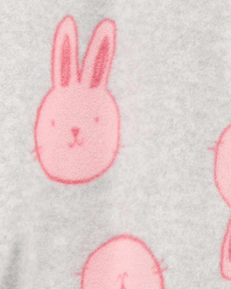 1-Piece Bunny Fleece  Pyjamas