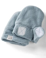 Baby 2-Pack Recycled Fleece Hat and Mittens Set