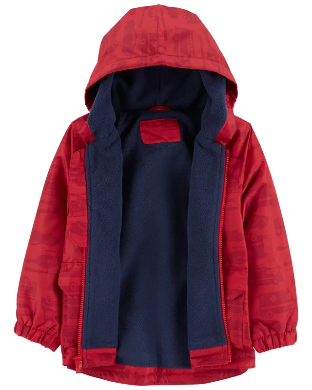 Packable Reversible Hooded Jacket, Hyba, Regular