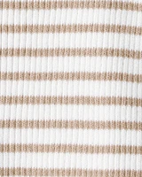Kid Striped Button-Down Short-Sleeve Tee
