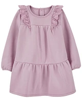 Toddler Long-Sleeve Fleece Dress