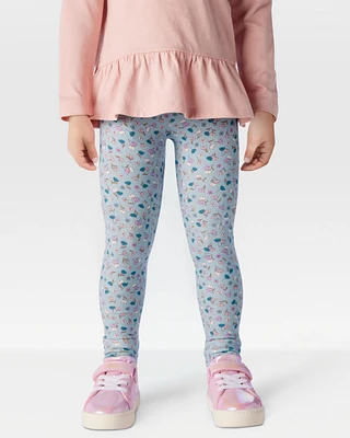 Toddler Floral Stretch Leggings