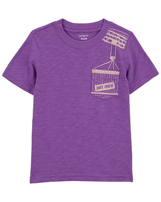 Baby Construction Pocket Graphic Tee