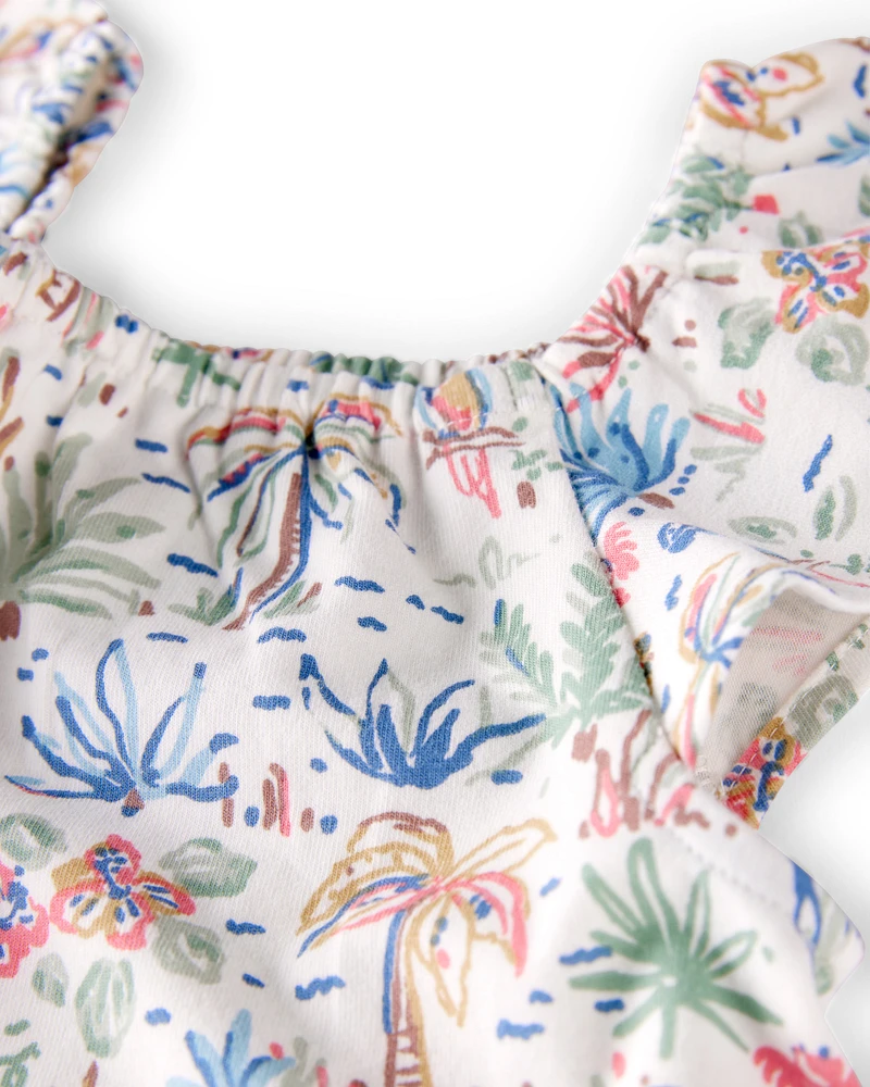 Toddler 2-Piece Organic Cotton Tropical Set