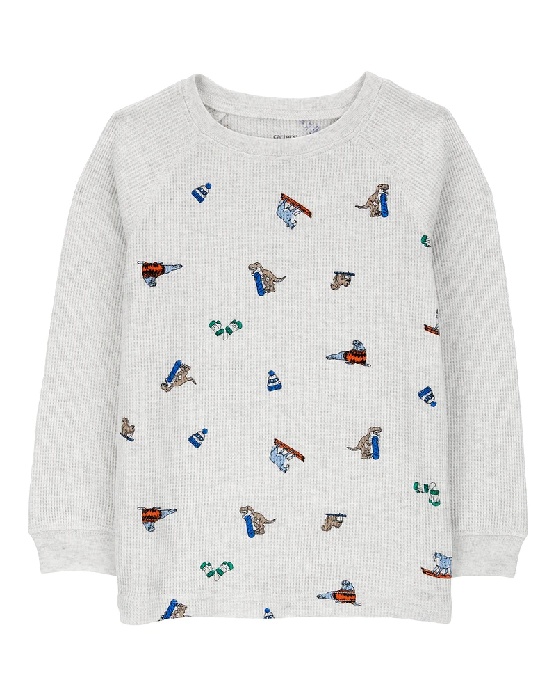 Baby Winter Animals Thermal Graphic Tee