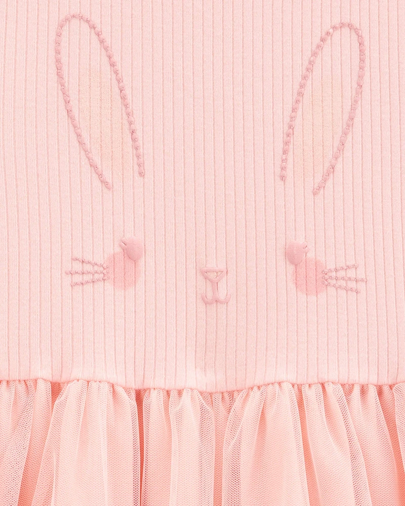 Kid Bunny Tutu Dress - Pink