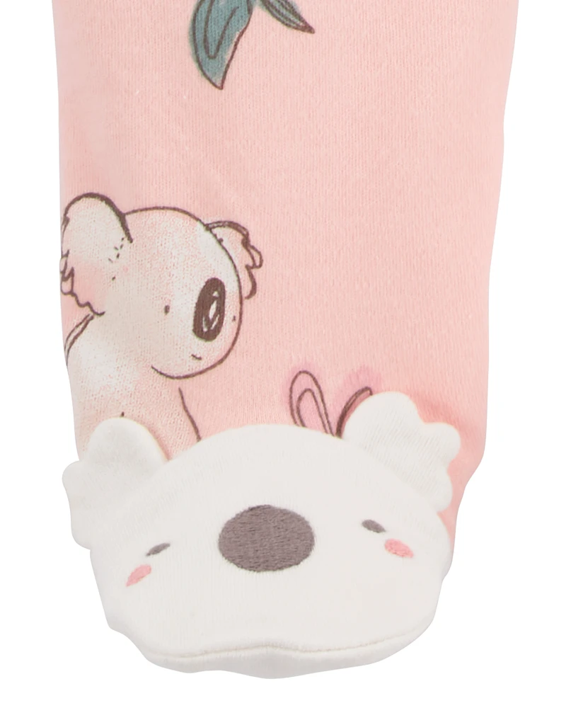 Baby Koala 2-Way Zip Cotton Sleeper