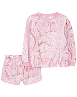 2-Piece Tie-Dye Fleece Pyjamas