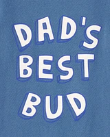Toddler Dad's Best Bud Graphic Tee