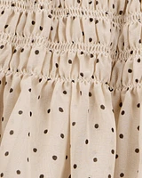 Kid Polka Dot Chiffon Skirt