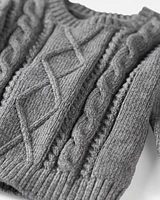 Baby Organic Cotton Cable Knit Sweater