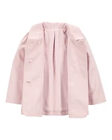 Toddler Cotton Woven Jacket - Pink