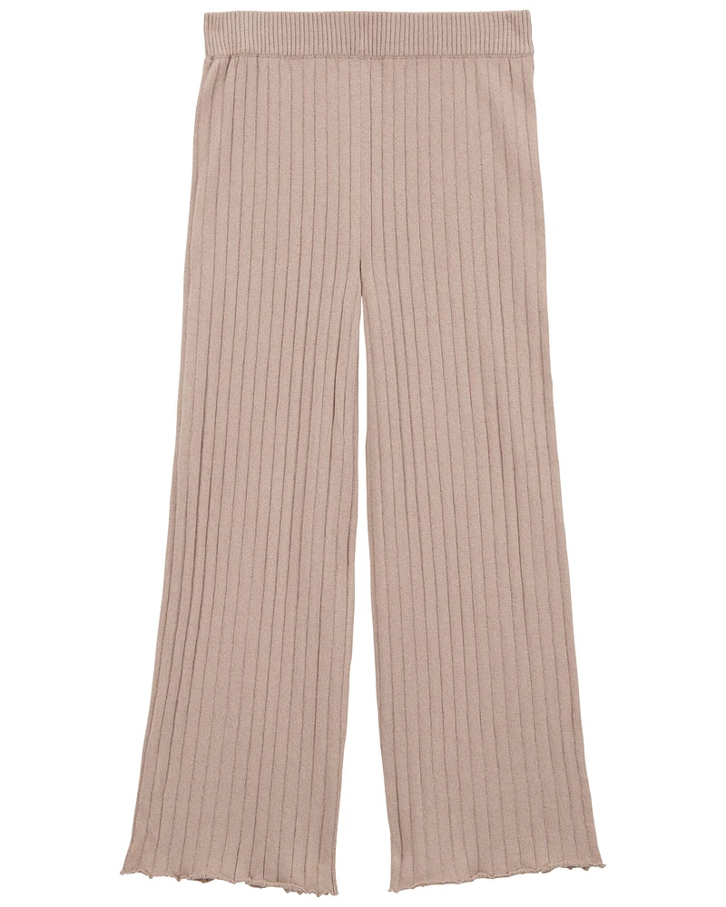 Kid Sweater Knit Pull-On Flare Pants