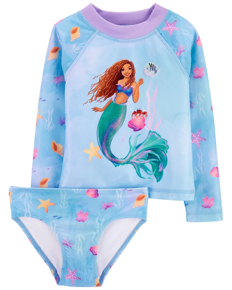 Toddler The Little Mermaid 2-Piece Rashguard Set