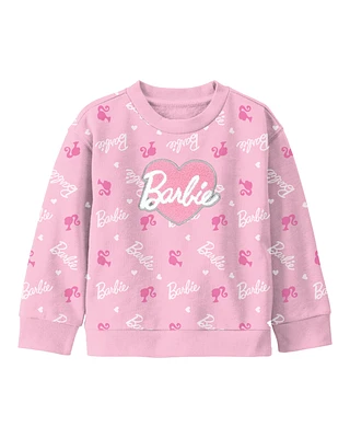 Kid Barbie Pullover - Pink