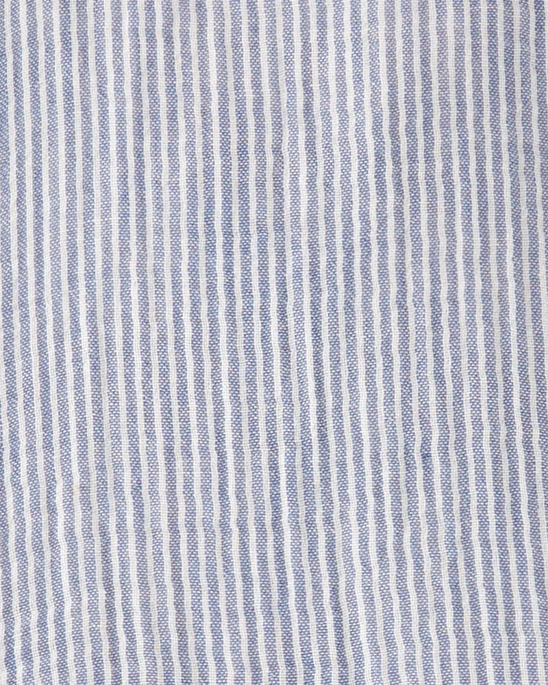 Toddler Organic Cotton Gauze Striped Dress