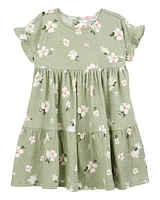 Toddler Floral Tiered Dress