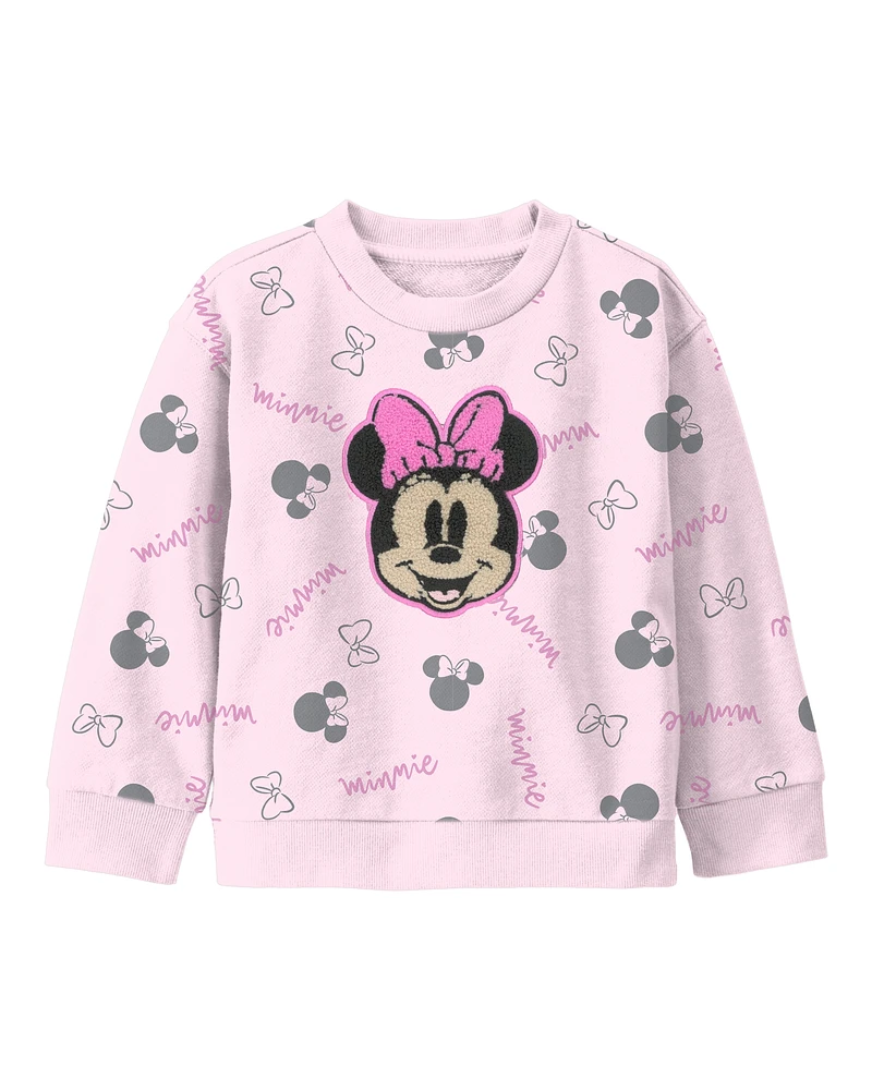 Toddler Minnie Mouse Pullover - Pink