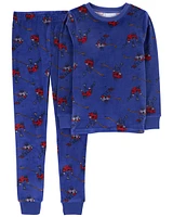 Kid 2-Piece Fuzzy Velboa Hockey Pyjamas