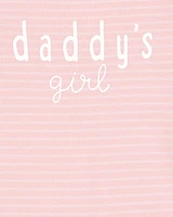 Baby Daddy's Girl Striped Collectible Bodysuit