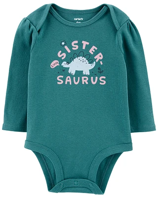 Little Sister Long-Sleeve Bodysuit