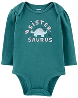 Little Sister Long-Sleeve Bodysuit