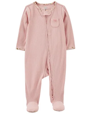 2-Way Zip Textured Sleep & Play Pyjamas