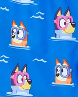 Toddler 2-Piece Bluey Rashguard & Swim Trunk Set