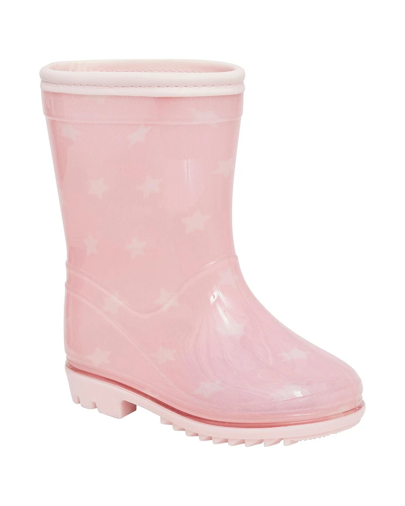 Toddler Star Print Rain Boots