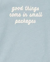 Baby Good Things Come Small Packages Long-Sleeve Bodysuit
