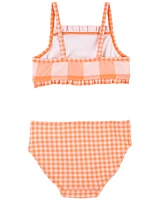 Toddler Gingham Ruffle 2-Piece Bikini