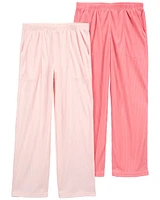 Kid 2-Pack Pull-On Drop Needle Pyjama Pants