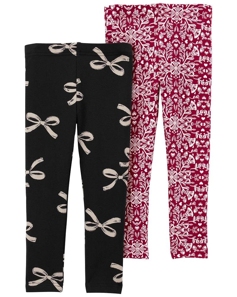 Toddler 2-Pack Holiday Leggings