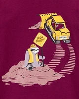 Construction Sloth Graphic Tee