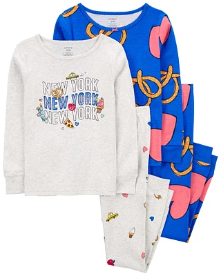 4-Piece "New York" Pyjamas Set