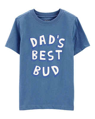 Toddler Dad's Best Bud Graphic Tee
