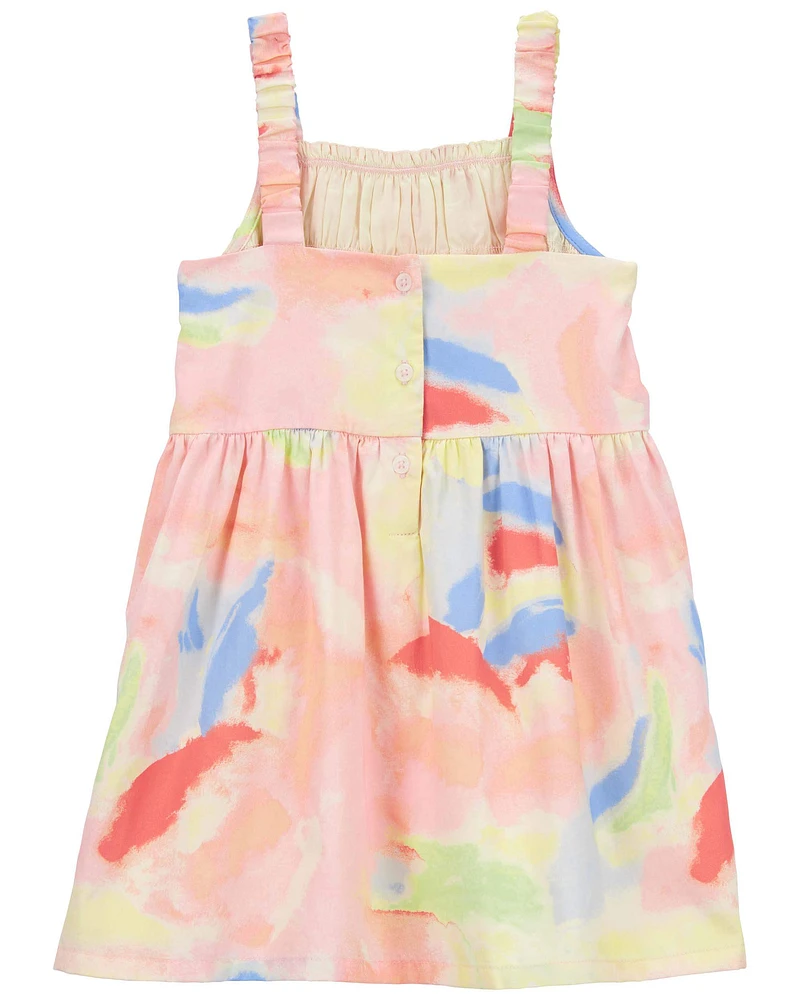 Toddler Watercolor Sleeveless Dress