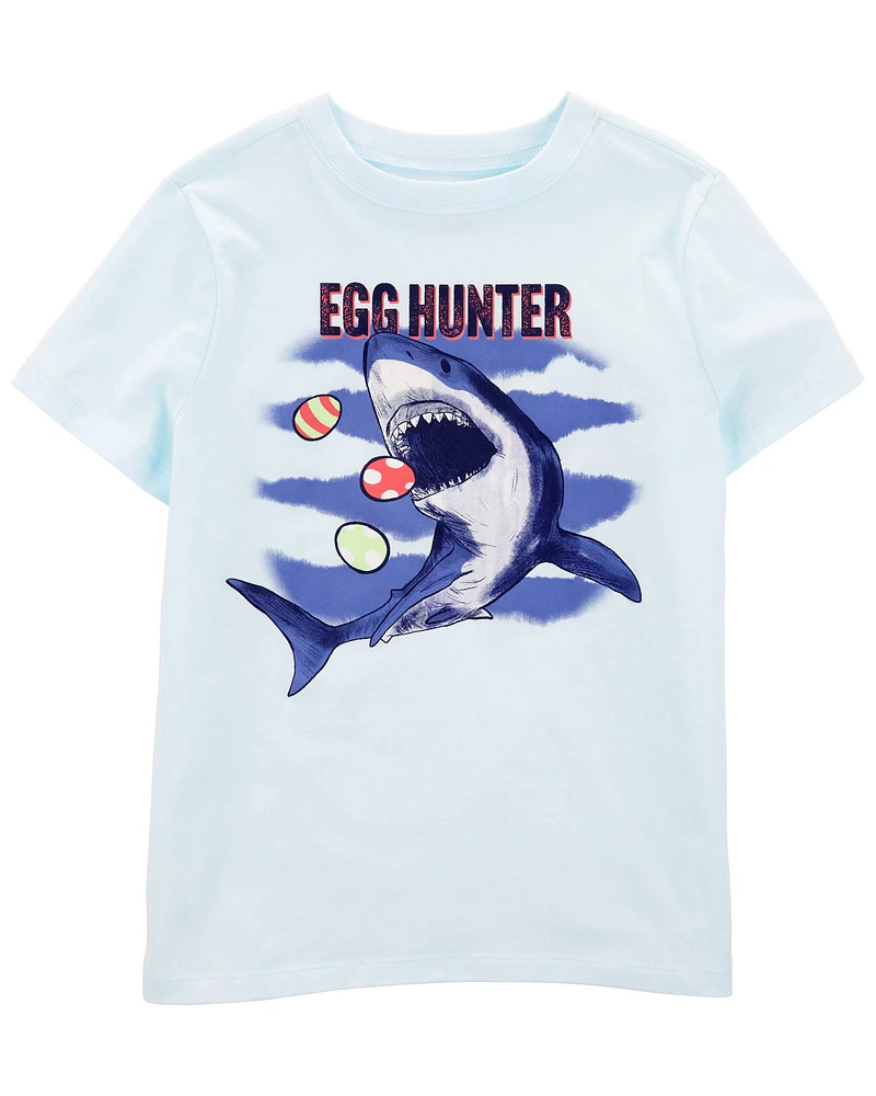 Egg Hunter Shark Graphic Tee