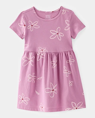 Toddler Flower Print Dress