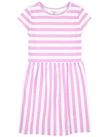 Kid Striped Cotton Dress