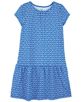 Geo Print Cotton Dress