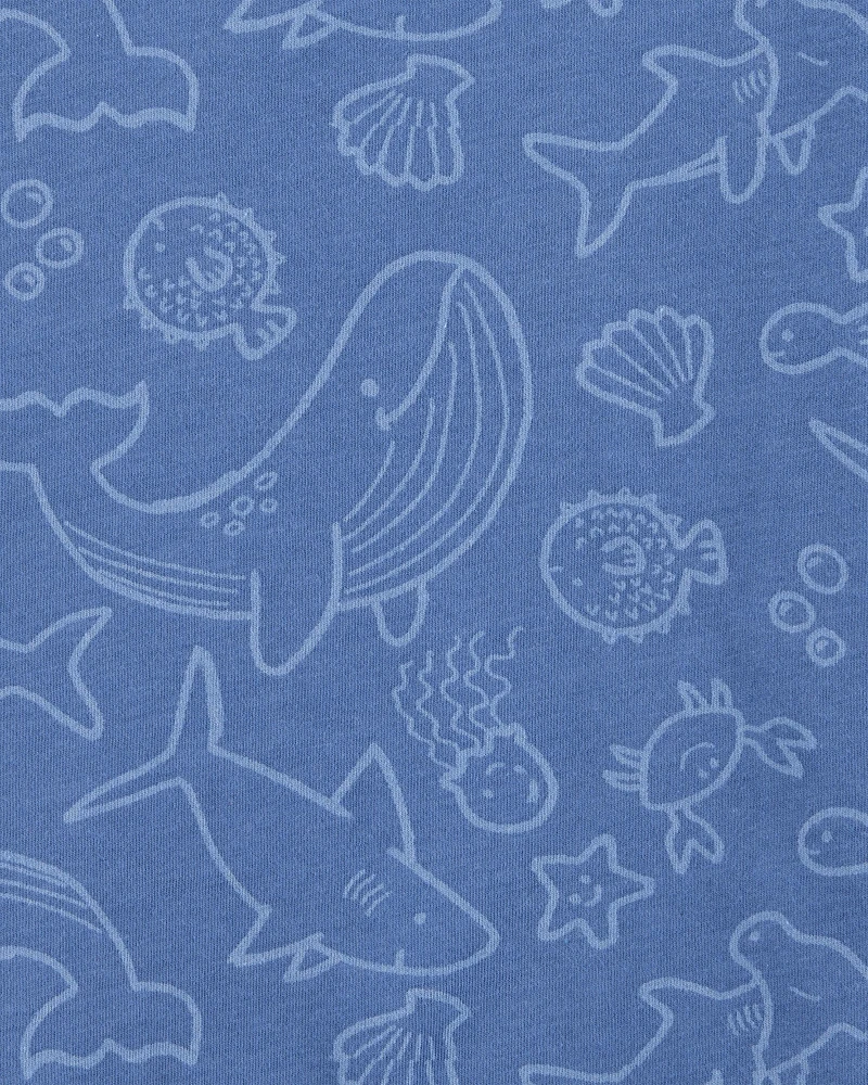 Tee Sea Animals Print