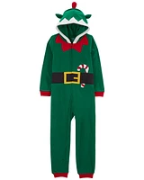 Kid 1-Piece Elf Fleece Pyjamas