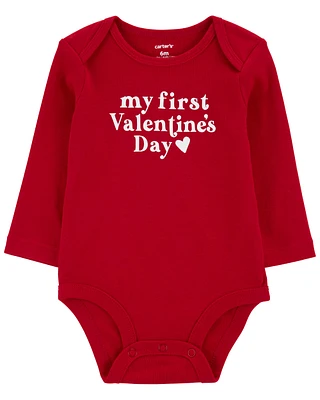 My First Valentine's Day Bodysuit