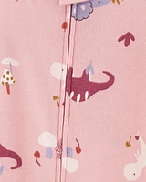 Toddler 2-Pack 100% Snug Fit Cotton Footless Pajamas