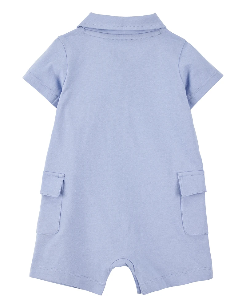 Baby Pickleball Cotton Romper